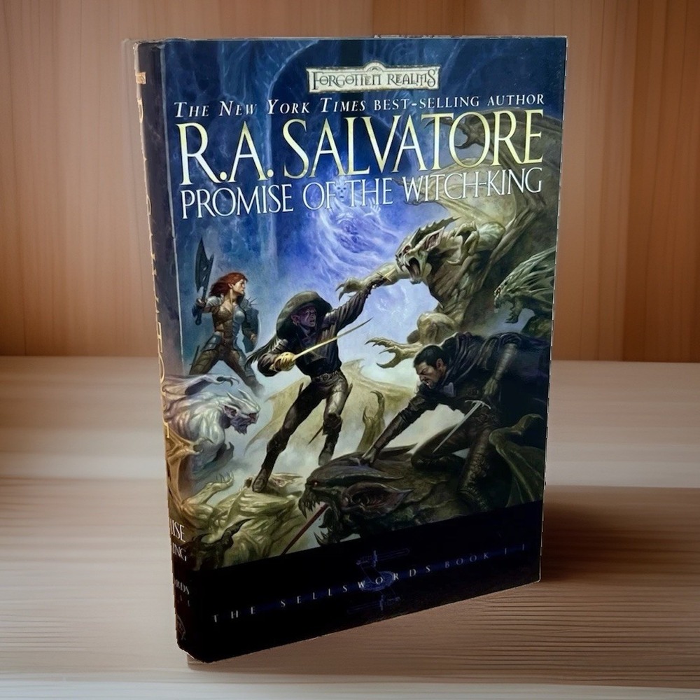 Forgotten Realms Promise Witch-King Sellswords Book 2 1st Print HC R.A Salvatore